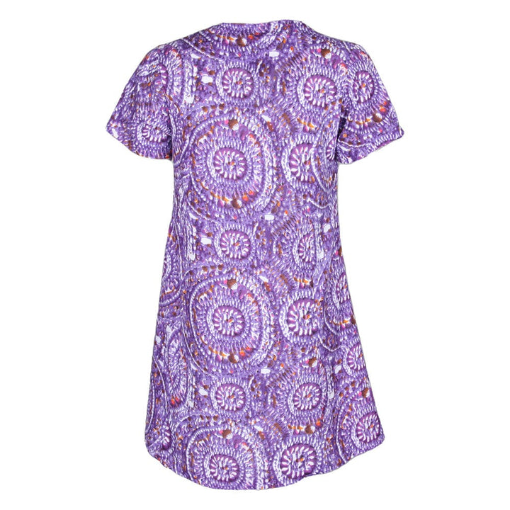 Cap Sleeve A Line Mini Dress