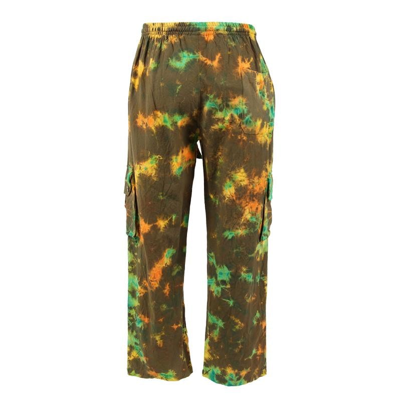 Men's Tie Dye Cargo Trousers
