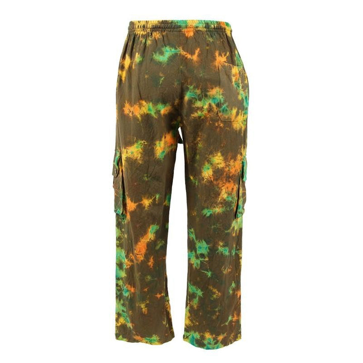 Men's Tie Dye Cargo Trousers