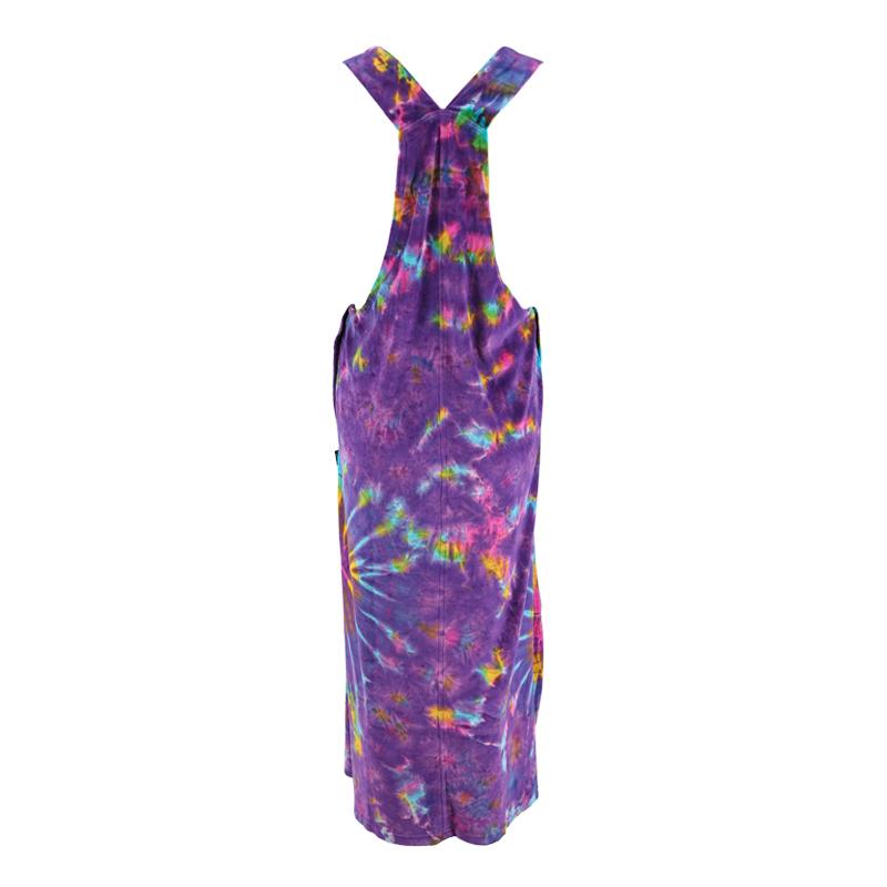 Tie Dye Velvet Maxi Pinafore Dress – The Hippy Clothing Co.