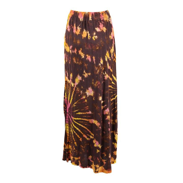 Tie Dye Jersey Maxi Skirt