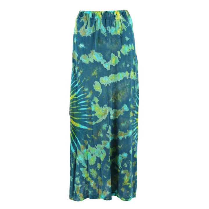 Tie Dye Jersey Maxi Skirt