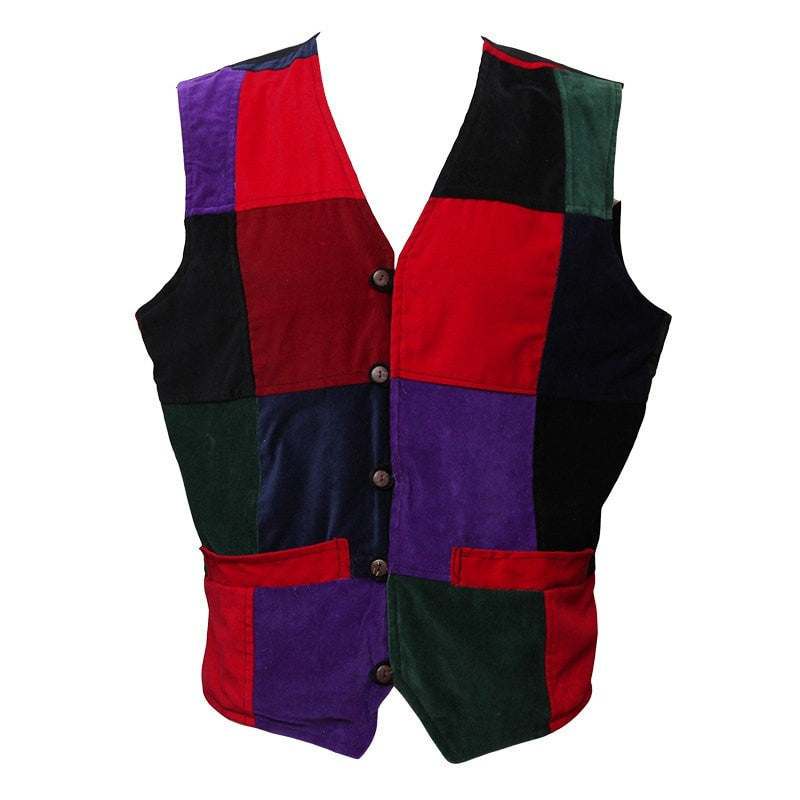 Velvet Patchwork Waistcoat