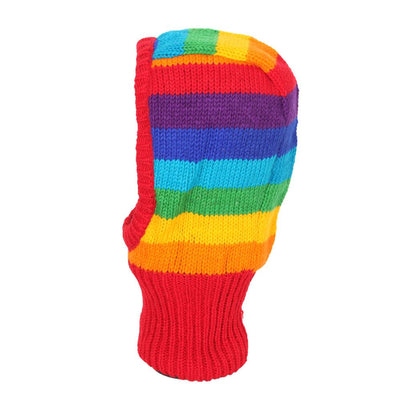 Rainbow Striped Balaclava