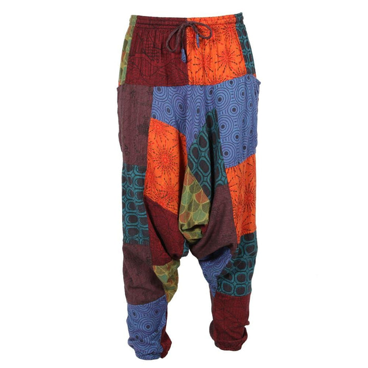 Mixed Print Ali Baba Pants