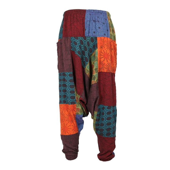 Mixed Print Ali Baba Pants