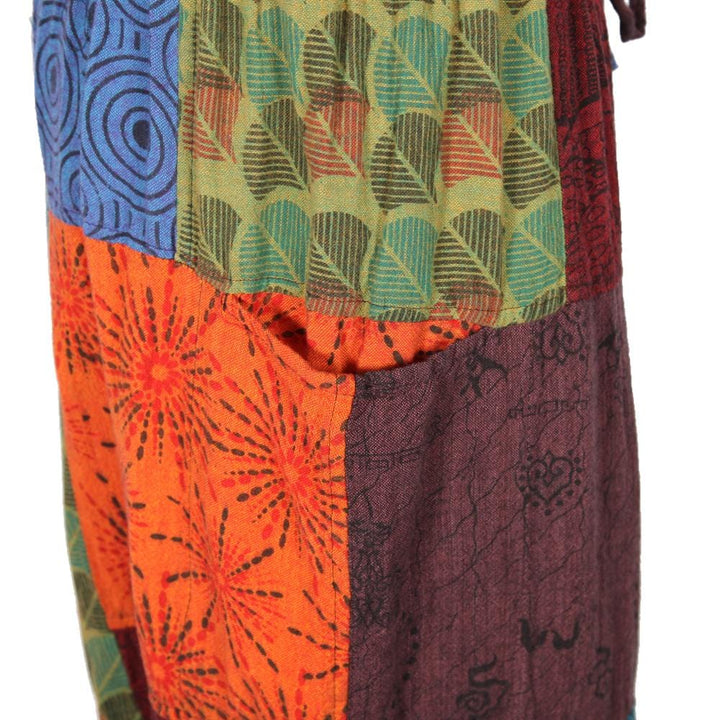 Mixed Print Ali Baba Pants