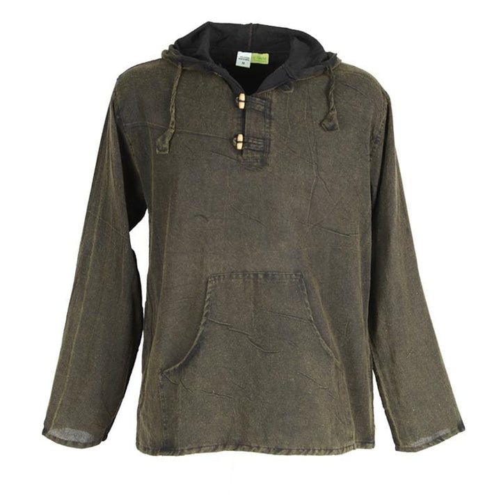 Hooded Smock Pullover