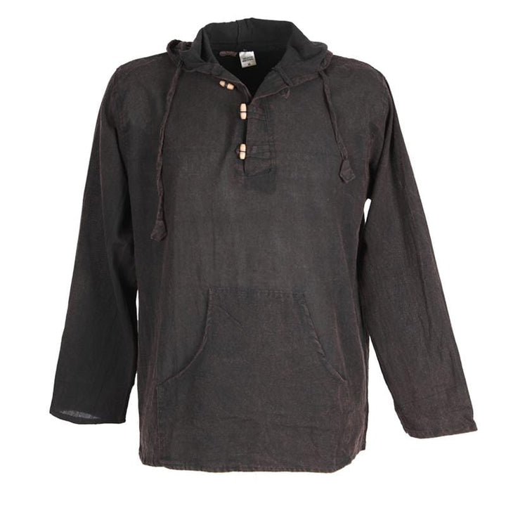 Hooded Smock Pullover