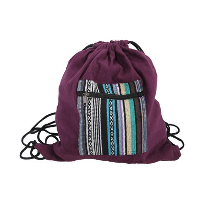 Gheri Pocket Drawstring Bag