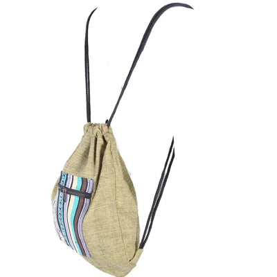 Gheri Pocket Drawstring Bag