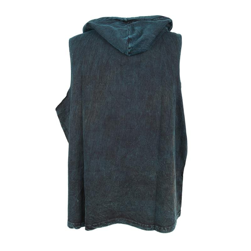 Flower Of Life Sleeveless Hoodie