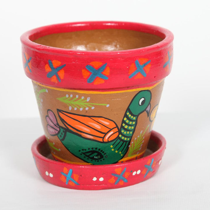 Mithila Plant Pot & Saucer