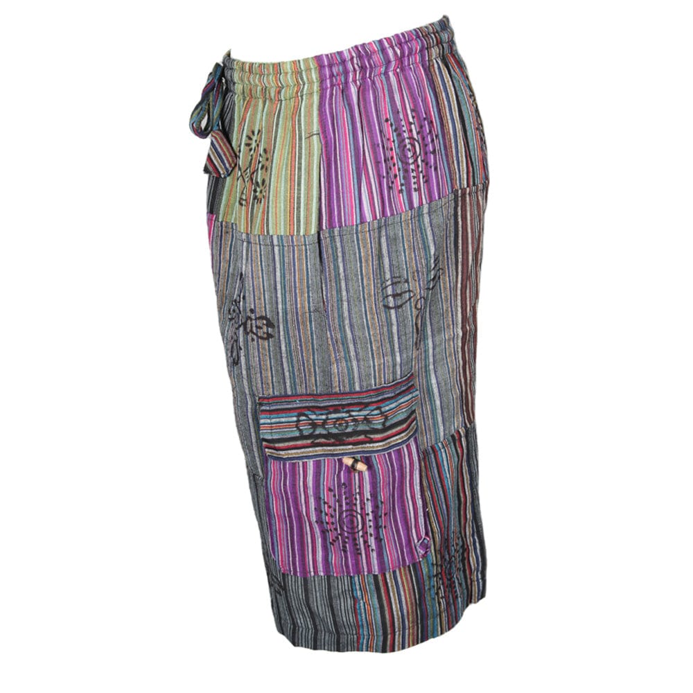Men's Cotton Patchwork Shorts