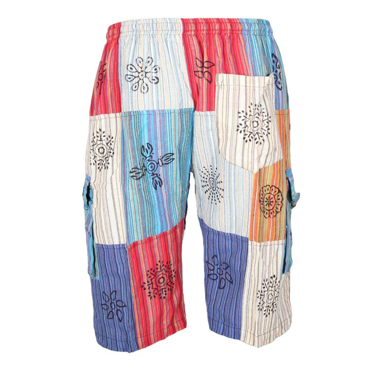 Men's Cotton Patchwork Shorts