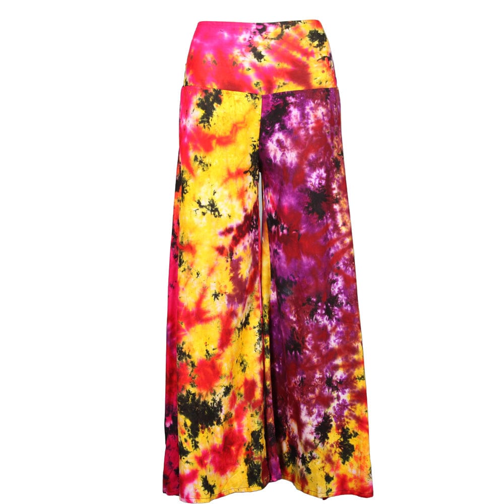 Tie Dye Wide Leg Trousers..