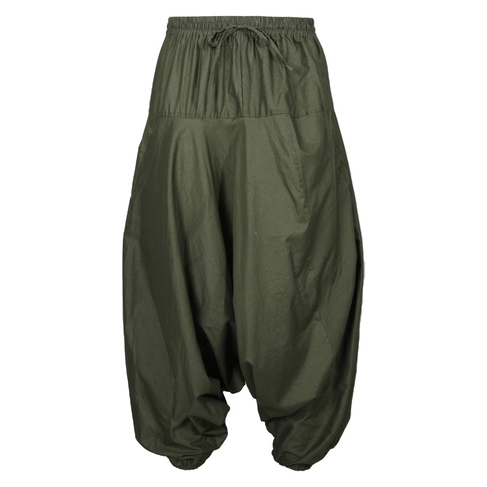 Organic Jogger Waist Harem Pants