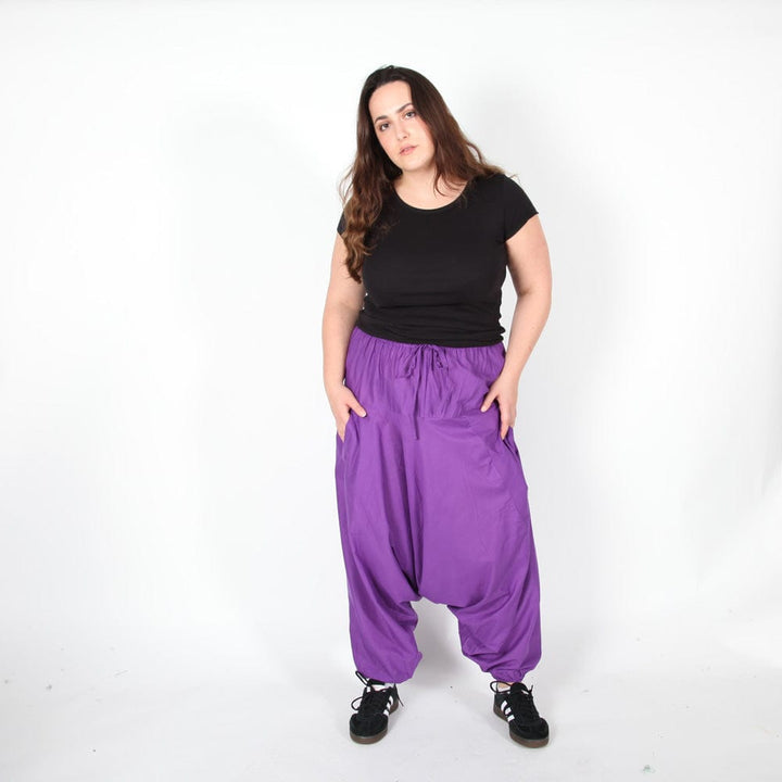 Organic Jogger Waist Harem Pants
