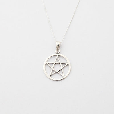 Pentagram Sterling Silver Necklace
