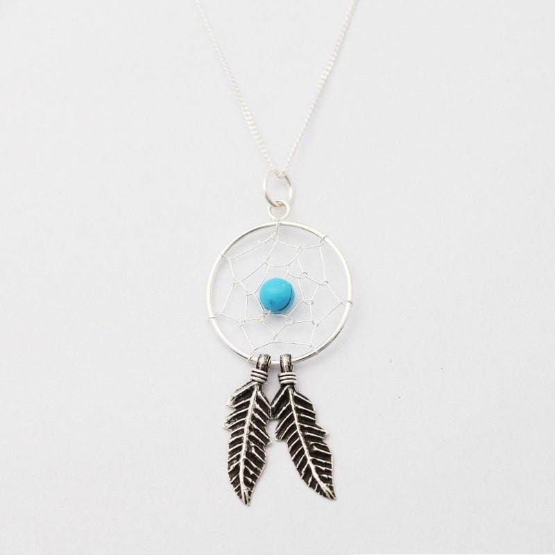 Dreamcatcher Sterling Silver Necklace