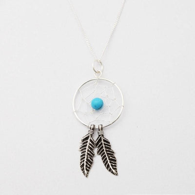 Dreamcatcher Sterling Silver Necklace