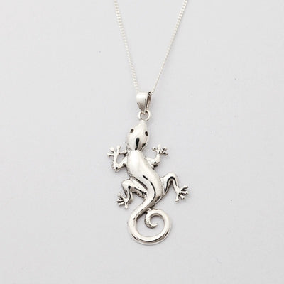 Geko Sterling Silver Necklace