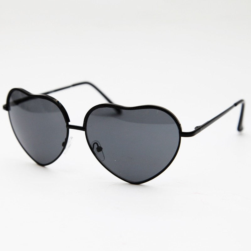 Heart Aviator Sunglasses