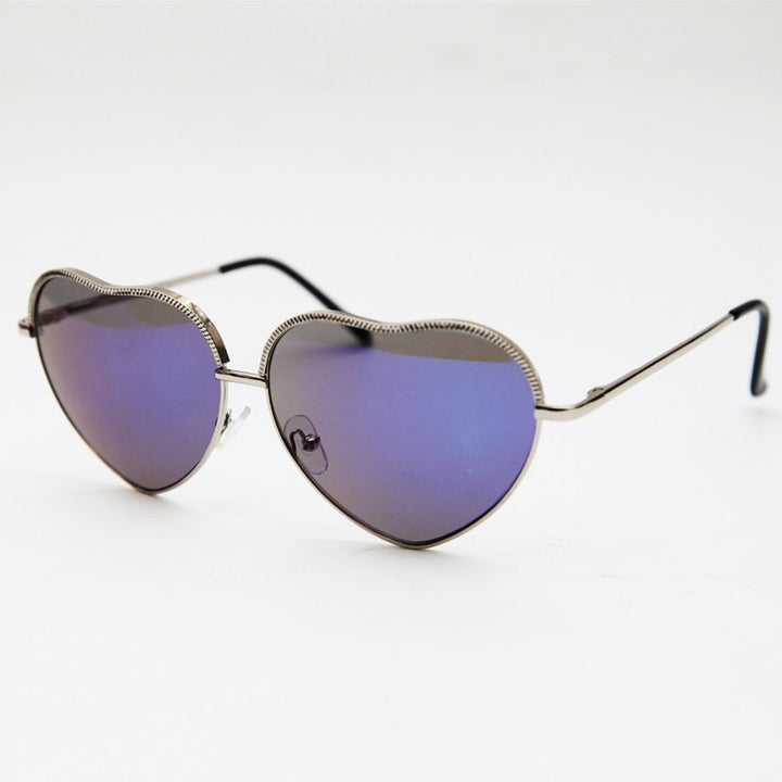 Heart Aviator Sunglasses