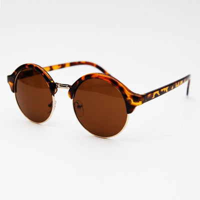 Half Round Frame Sunglasses