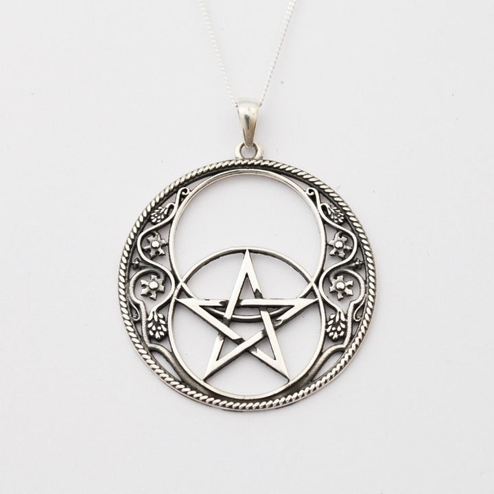 Vesica Piscis Pentacle Necklace