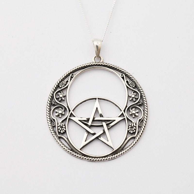 Vesica Piscis Pentacle Necklace