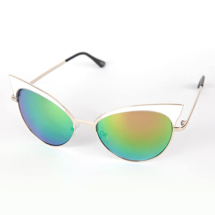 Cat Eye Mirror Sunglasses