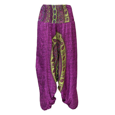 Mandala Printed Low Harem Pants
