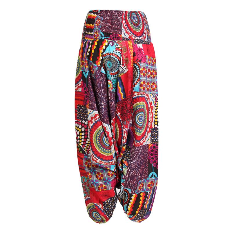 Colourful Printed Harem Pants