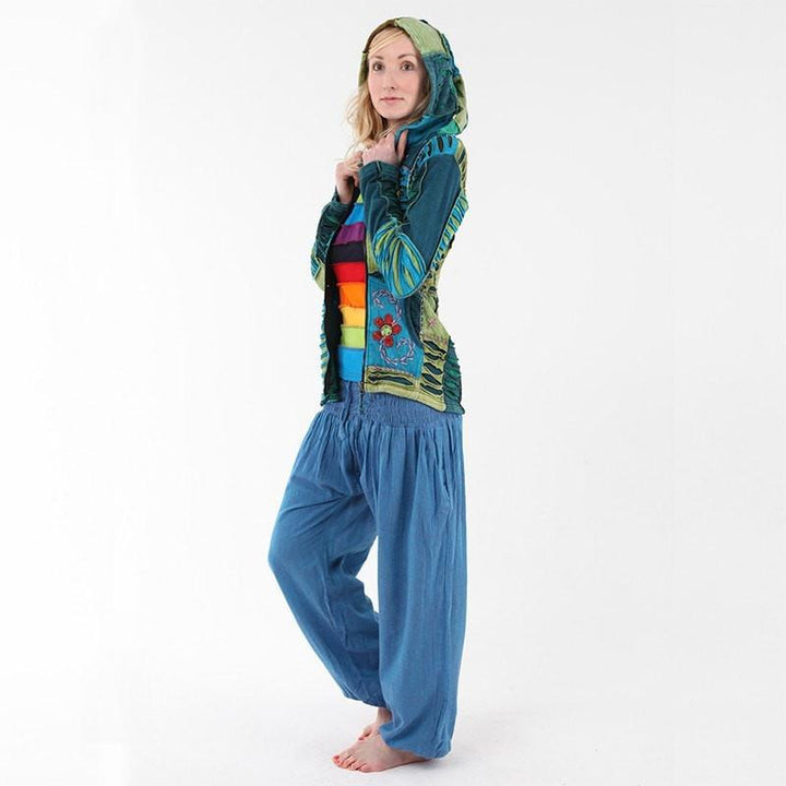 Spring Flower Green  Hoodie