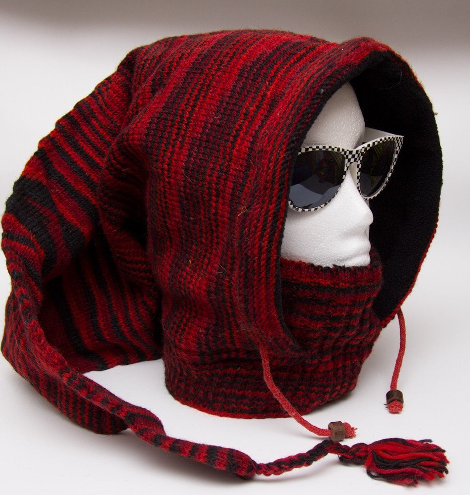 Pixie Knit Hood With Neck Warmer
