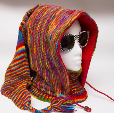 Pixie Knit Hood With Neck Warmer
