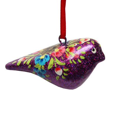 Glitter Bird Decoration