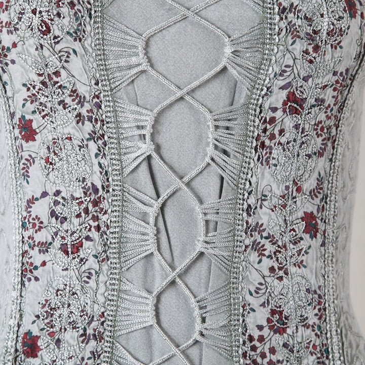 Lace Up Bodice Gypsy Maxi Dress