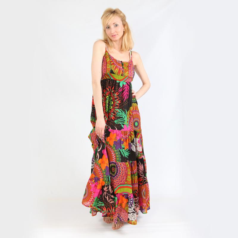 Tiered Maxi Beach Dress – The Hippy Clothing Co.