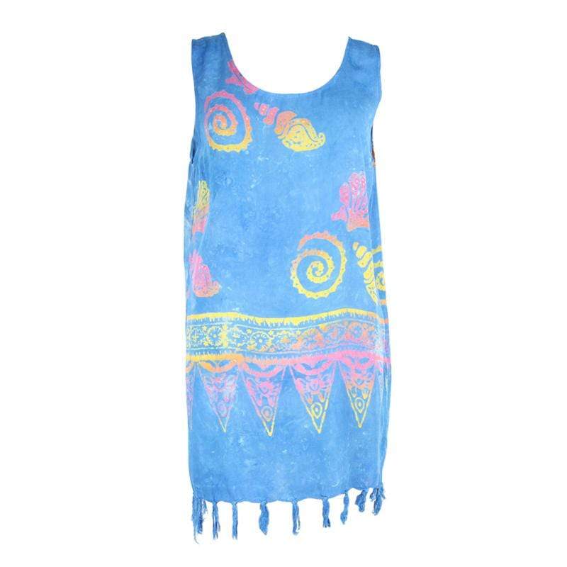 Tie Dye Batik Beach Dress The Hippy Clothing Co. Tie Dye Batik Beach Dress The Hippy Clothing Co.