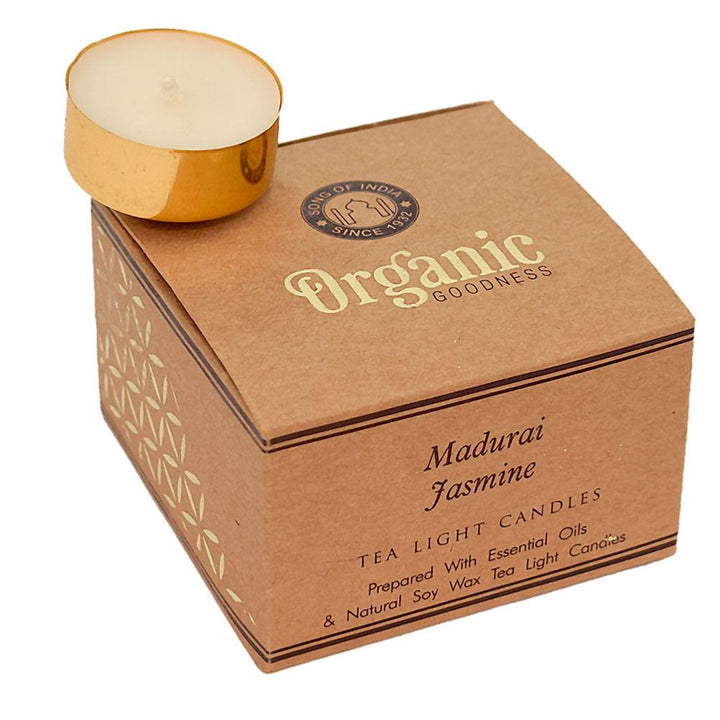 12 t-lite scented candles, Organic Goodness