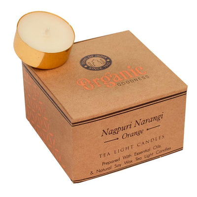 12 t-lite scented candles, Organic Goodness