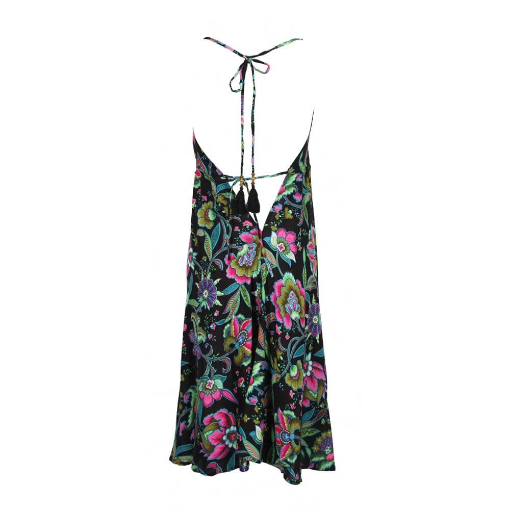 Backless Halter Neck Dress