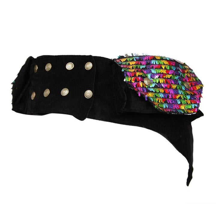 Velvet Sequin Utility Belt