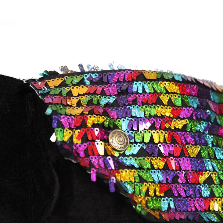 Velvet Sequin Utility Belt