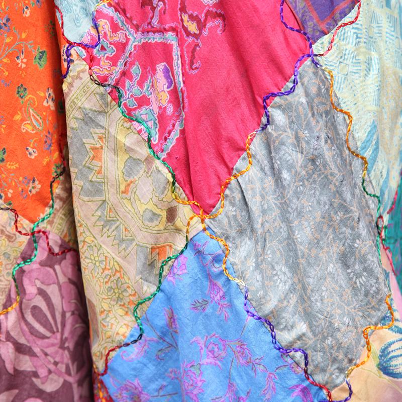 Upcycled Sari Wrap Skirt