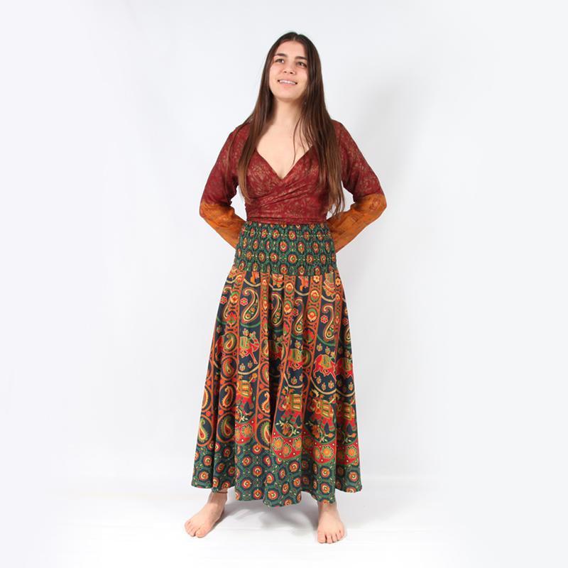 Bagru Maxi Skirt