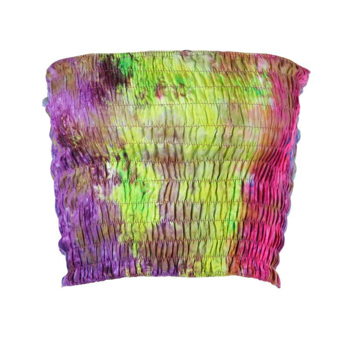 Shirred Bandeau Top