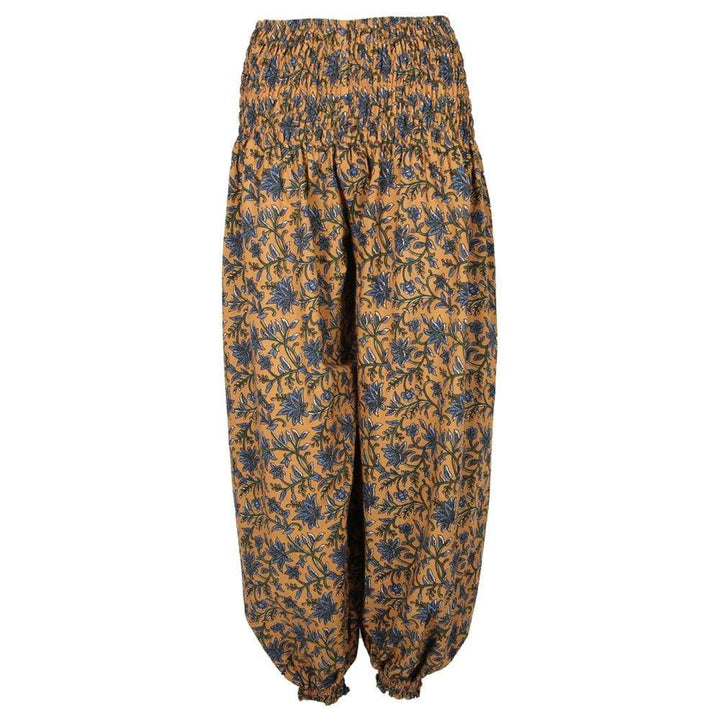 Floral Block Print Genie Harems